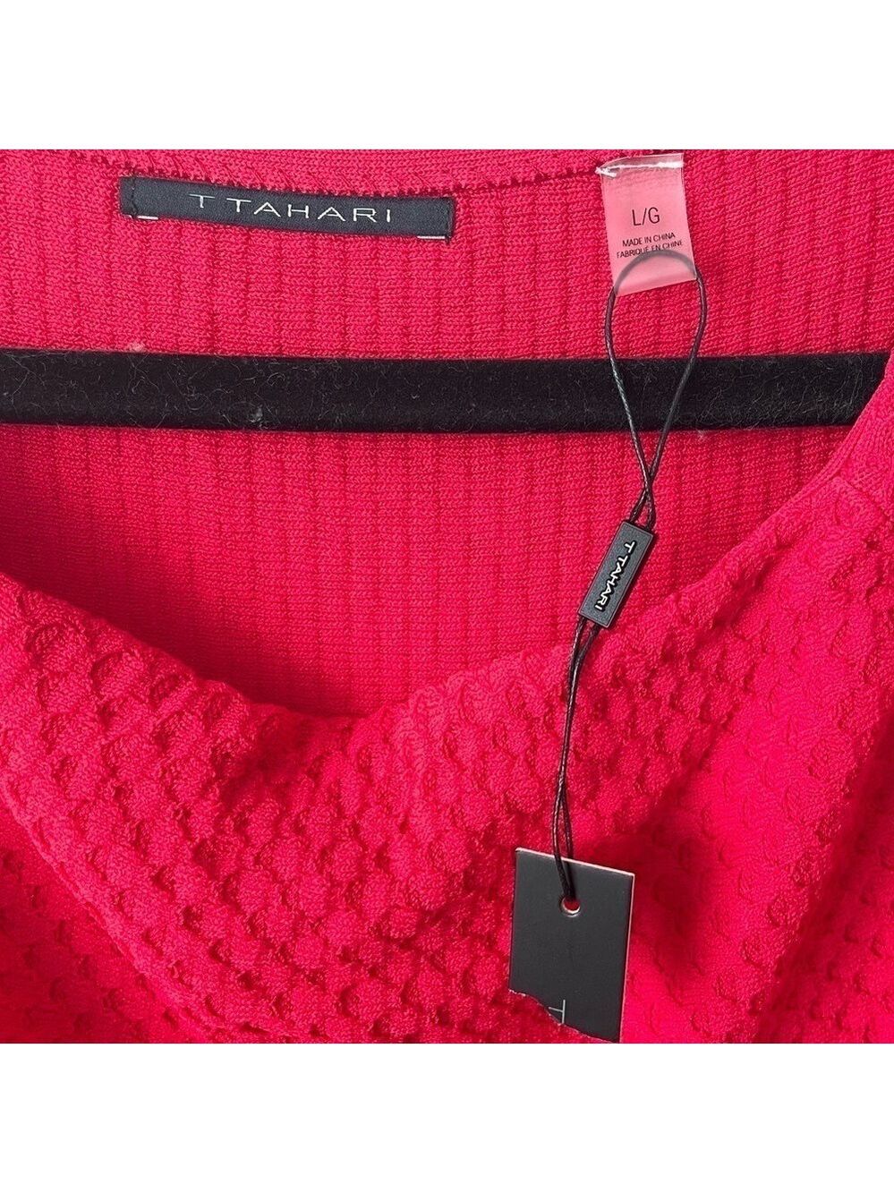 T Tahari Knit Fit & Flare Dress - Picture 4 of 4